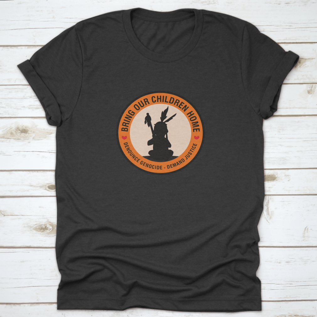 A comfortable cotton shirt featuring the message 'Every Child Matters' designed for Orange Shirt Day in Canada, showcasing its classic fit and quality fabric.