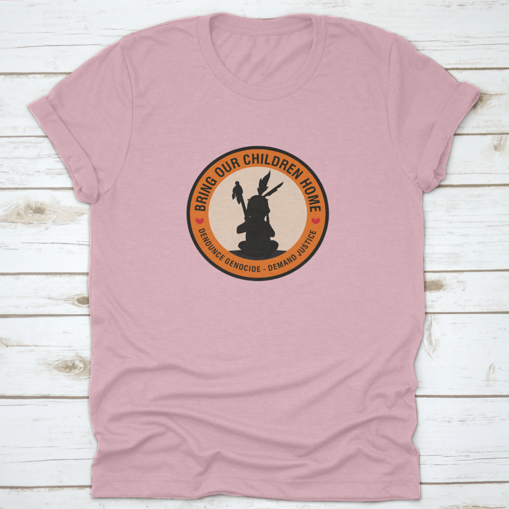 A comfortable cotton shirt featuring the message 'Every Child Matters' designed for Orange Shirt Day in Canada, showcasing its classic fit and quality fabric.