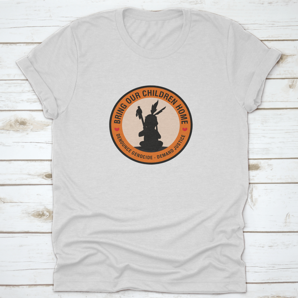 A comfortable cotton shirt featuring the message 'Every Child Matters' designed for Orange Shirt Day in Canada, showcasing its classic fit and quality fabric.