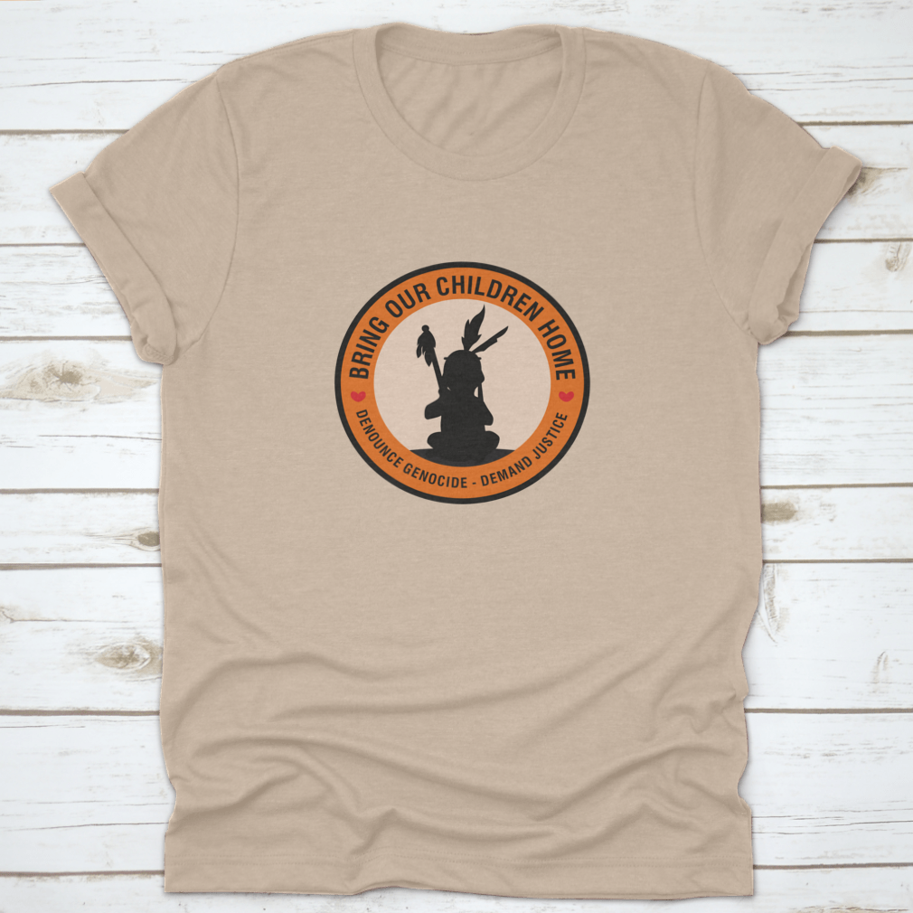 A comfortable cotton shirt featuring the message 'Every Child Matters' designed for Orange Shirt Day in Canada, showcasing its classic fit and quality fabric.