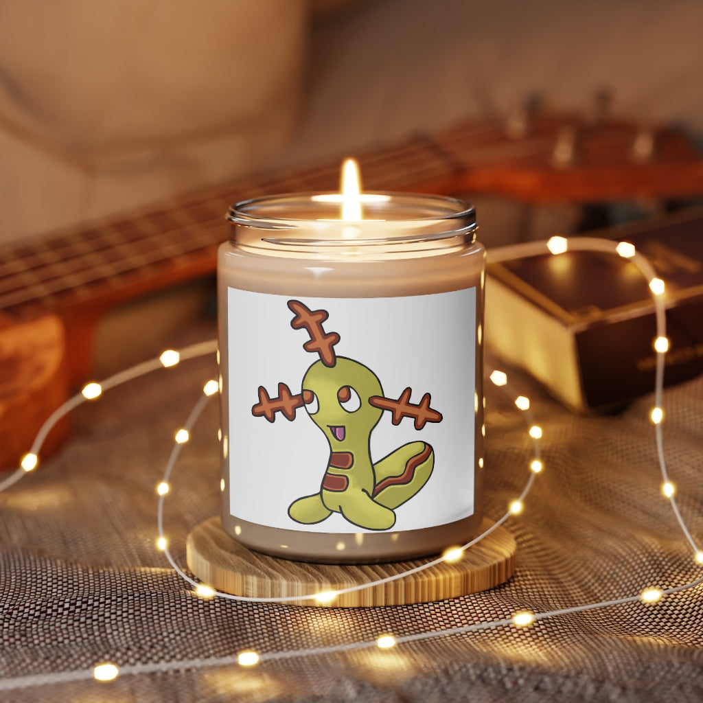 Chinchow Scented Candle in a glass container, featuring a warm Cinnamon Stick and Vanilla scent, hand-poured with vegan soy coconut wax.