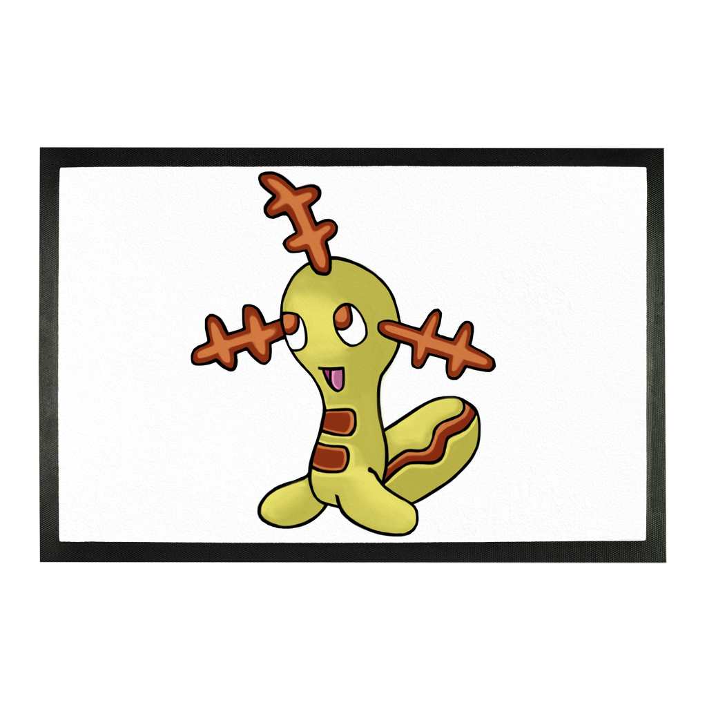 Chinchow Sublimation Doormat showcasing a customizable design on a durable rubber base, perfect for home entryways.