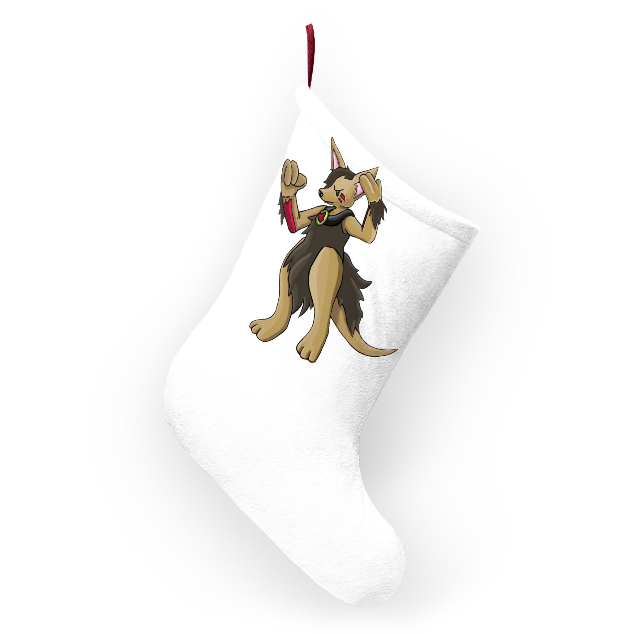 Chiwuadud Christmas Stockings hanging by a fireplace, featuring soft polyester fleece and personalized designs.
