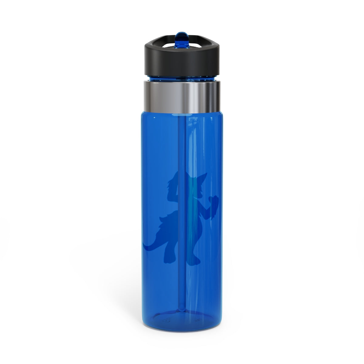Chiwuadud Kensington Tritan™ Sport Bottle in vibrant colors with a carabiner hook, showcasing its sleek design and spill-resistant lid.