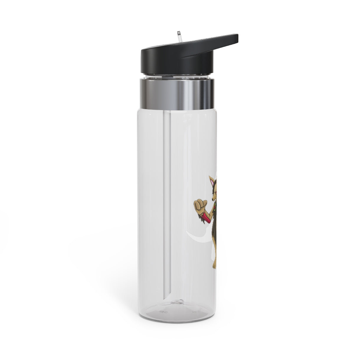 Chiwuadud Kensington Tritan™ Sport Bottle in vibrant colors with a carabiner hook, showcasing its sleek design and spill-resistant lid.