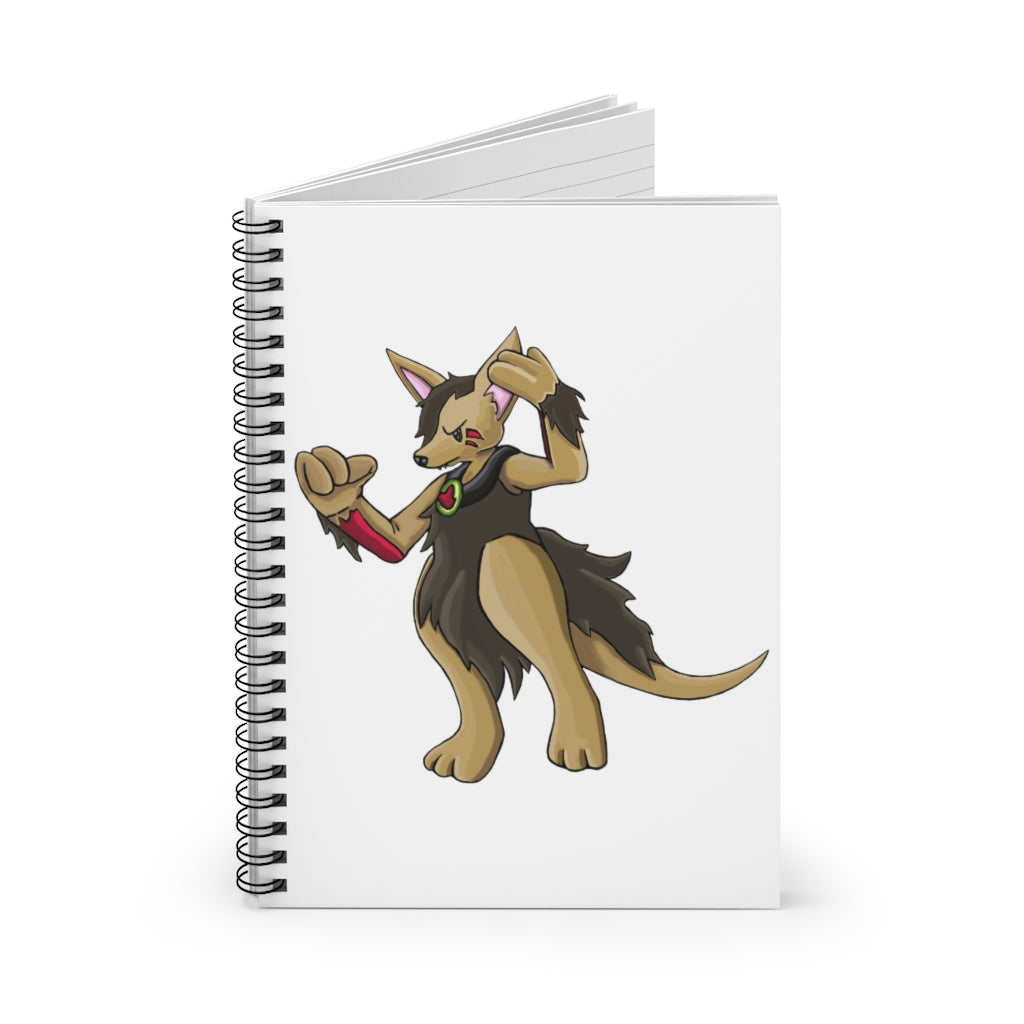 Chiwuadud Spiral Notebook with ruled line pages and a stylish printed cover.