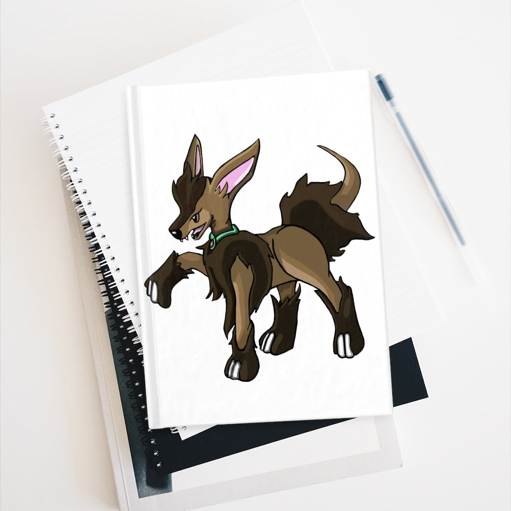 Chiwuahun Journal - Ruled Line with hardcover, featuring a stylish wraparound print and 128 ruled pages for organized writing.