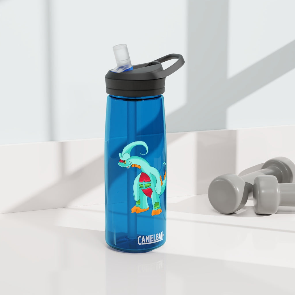 Chrisikle CamelBak Eddy® Water Bottle in 20oz and 25oz sizes, featuring a durable design and spill-proof valve.