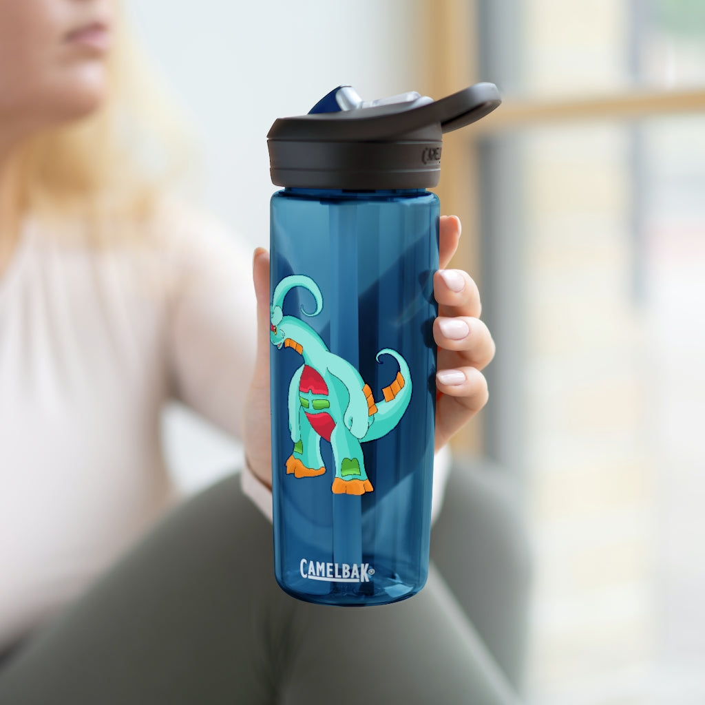 Chrisikle CamelBak Eddy® Water Bottle in 20oz and 25oz sizes, featuring a durable design and spill-proof valve.