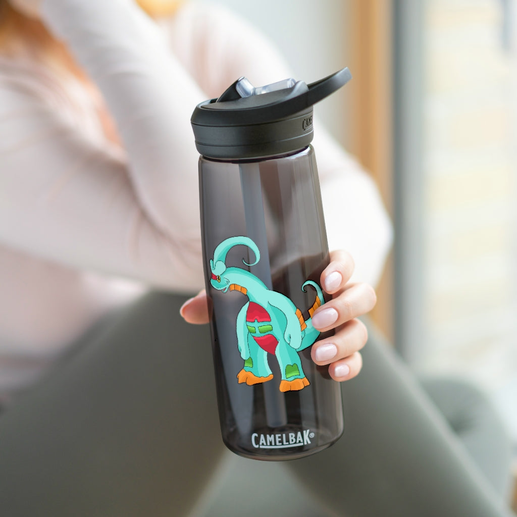 Chrisikle CamelBak Eddy® Water Bottle in 20oz and 25oz sizes, featuring a durable design and spill-proof valve.