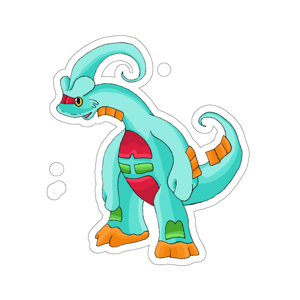 Chrisikle Kiss-Cut Stickers showcasing various custom shapes and sizes on a white background.