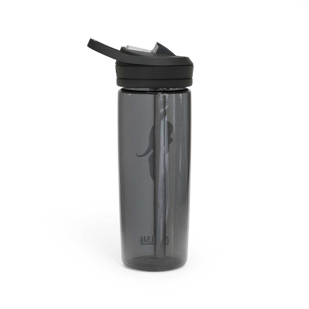 Chriskisx CamelBak Eddy® Water Bottle in 20oz and 25oz sizes, made from durable Tritan™ material, featuring a spill-proof biting valve.