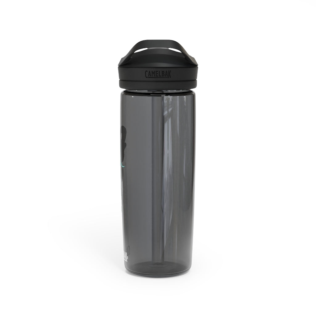 Chriskisx CamelBak Eddy® Water Bottle in 20oz and 25oz sizes, made from durable Tritan™ material, featuring a spill-proof biting valve.