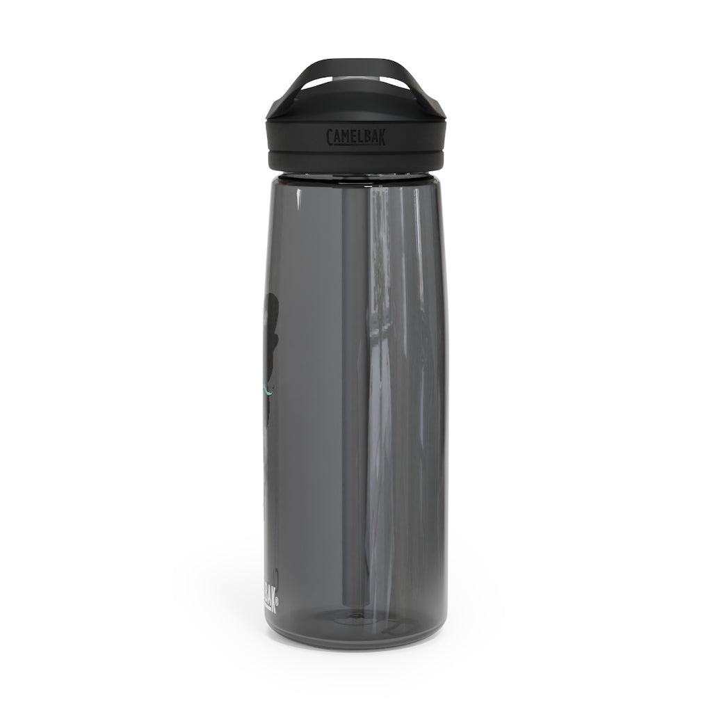 Chriskisx CamelBak Eddy® Water Bottle in 20oz and 25oz sizes, made from durable Tritan™ material, featuring a spill-proof biting valve.
