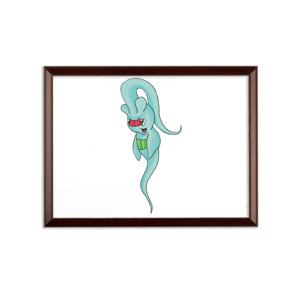 Chriskisx Sublimation Wall Plaque with brown wooden frame and white printable surface, showcasing customizable design options.