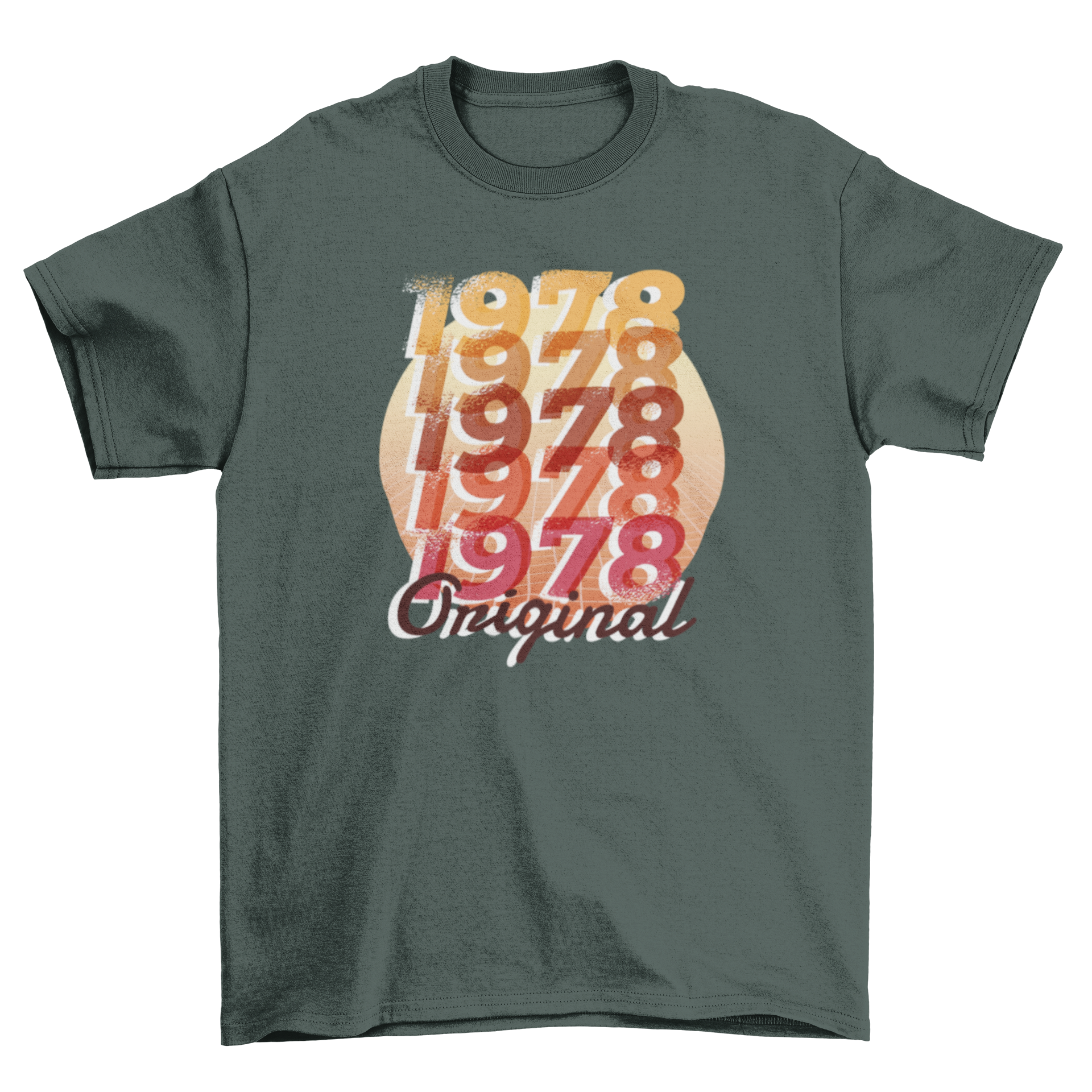 Classic Original Retro 1978 T-shirt for men and women featuring a vintage design with a retro banner.