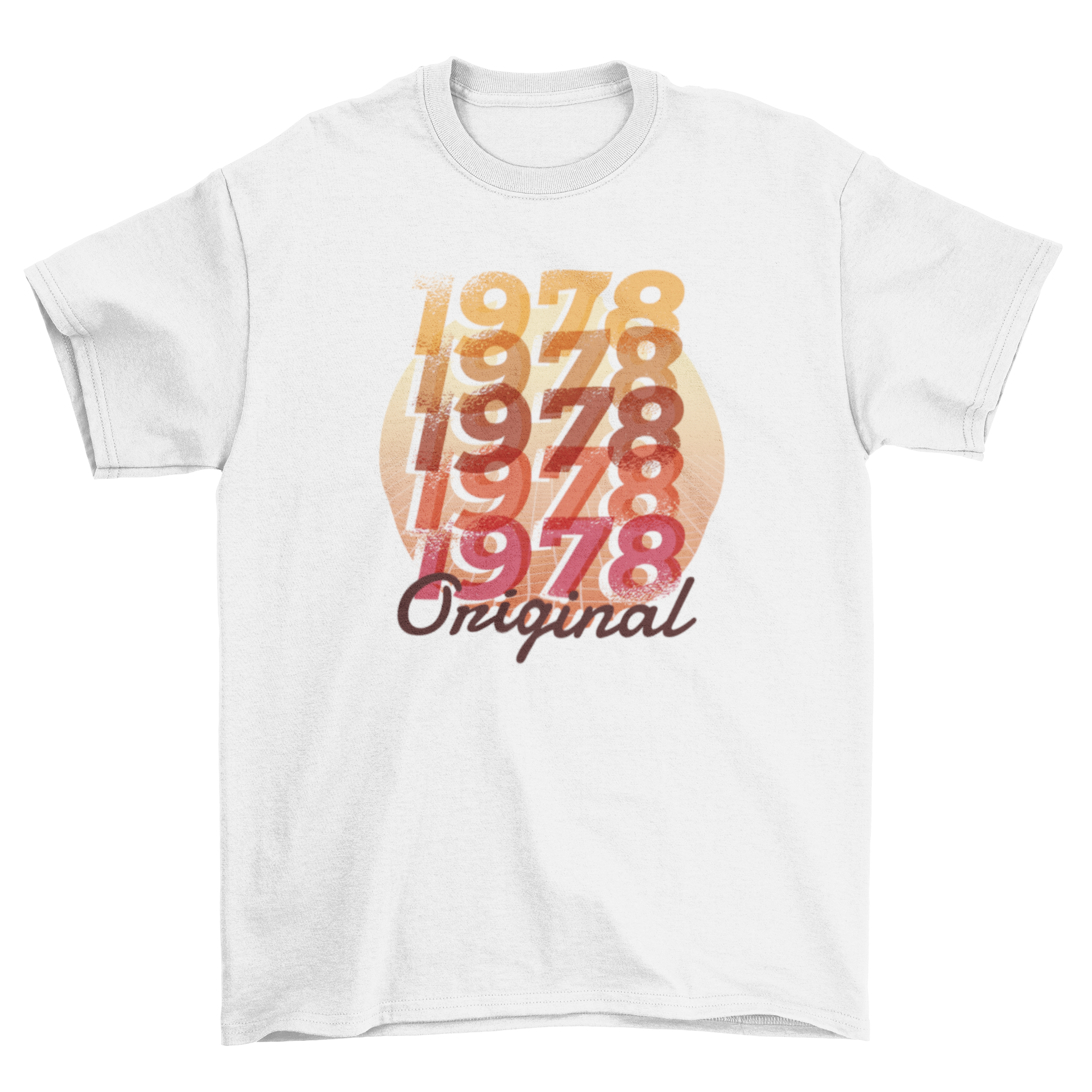 Classic Original Retro 1978 T-shirt for men and women featuring a vintage design with a retro banner.