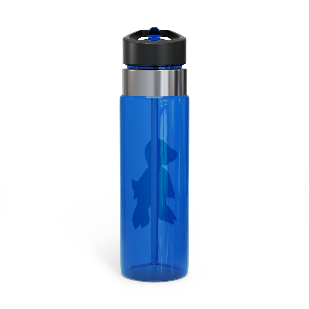 Cloudydo Kensington Tritan™ Sport Bottle in vibrant colors with a carabiner hook, showcasing its durable design and spill-resistant lid.