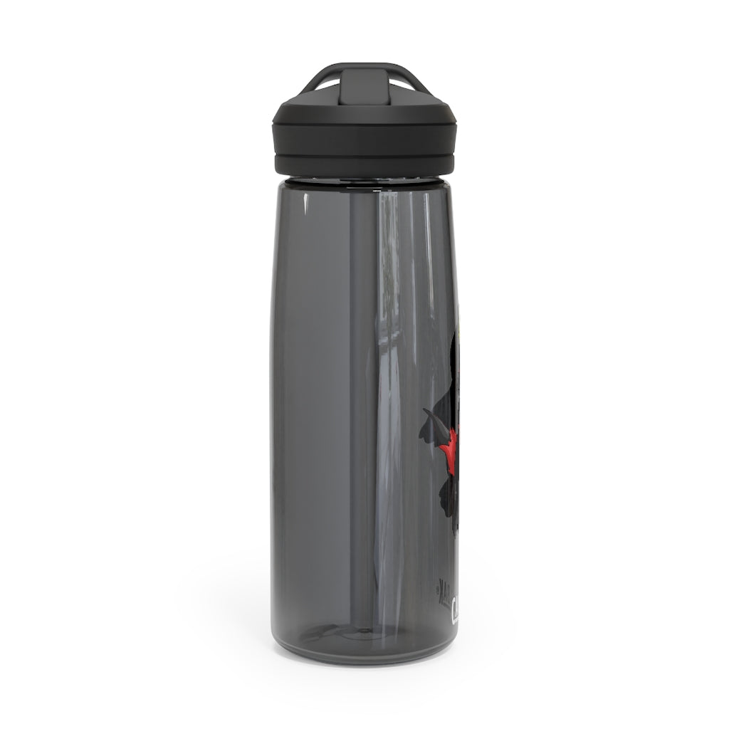 Cloudyking CamelBak Eddy® Water Bottle in 20oz and 25oz sizes, showcasing its robust design and spill-proof biting valve.