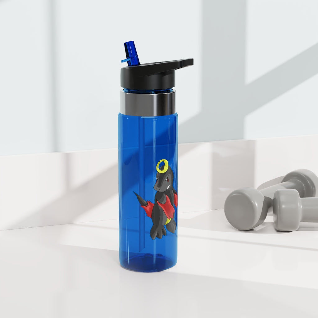 Cloudyking Kensington Tritan™ Sport Bottle in vibrant colors with a carabiner hook, showcasing its sleek design and spill-resistant lid.