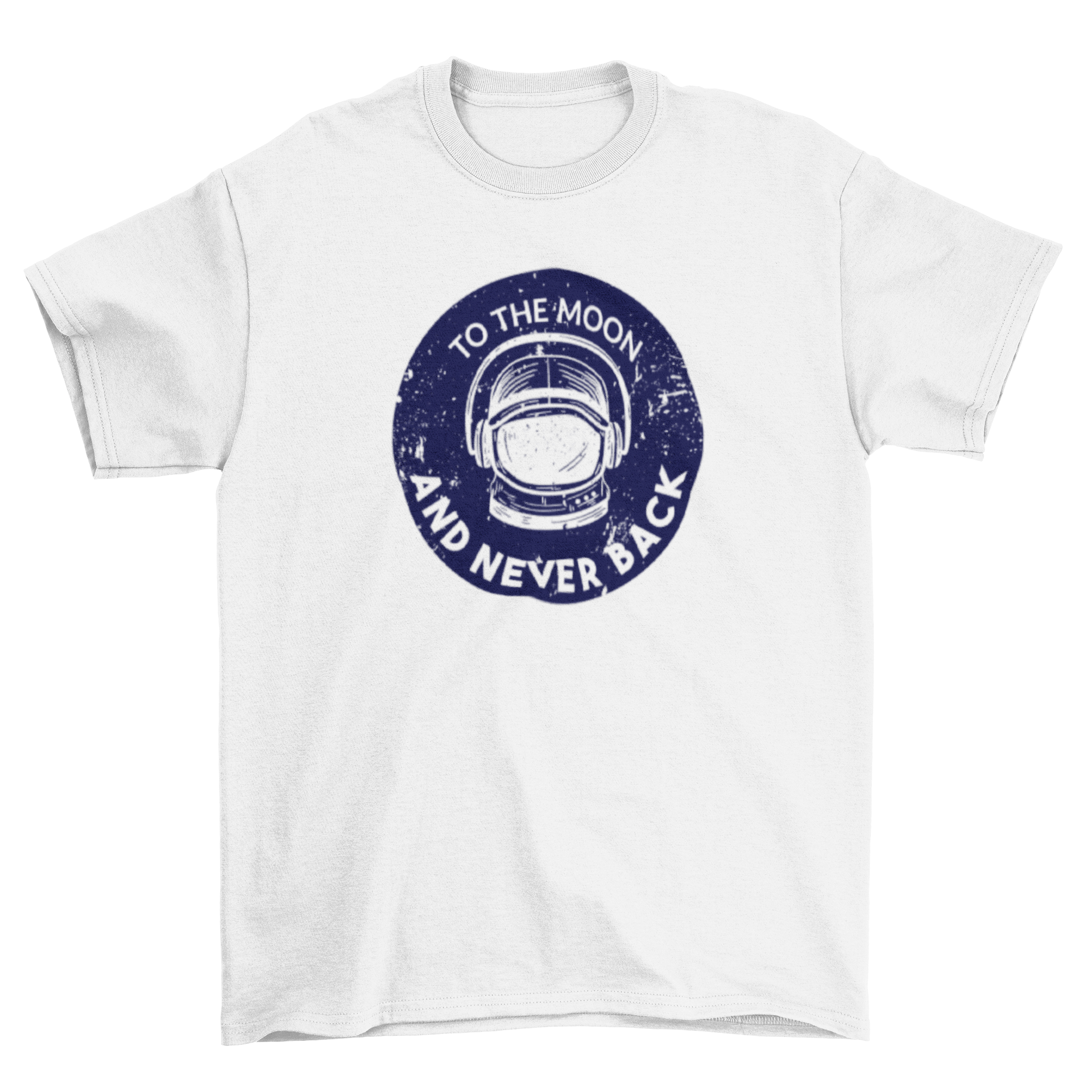 Cool Space Astronaut T-shirt design featuring an astronaut with headphones and an inspiring quote.