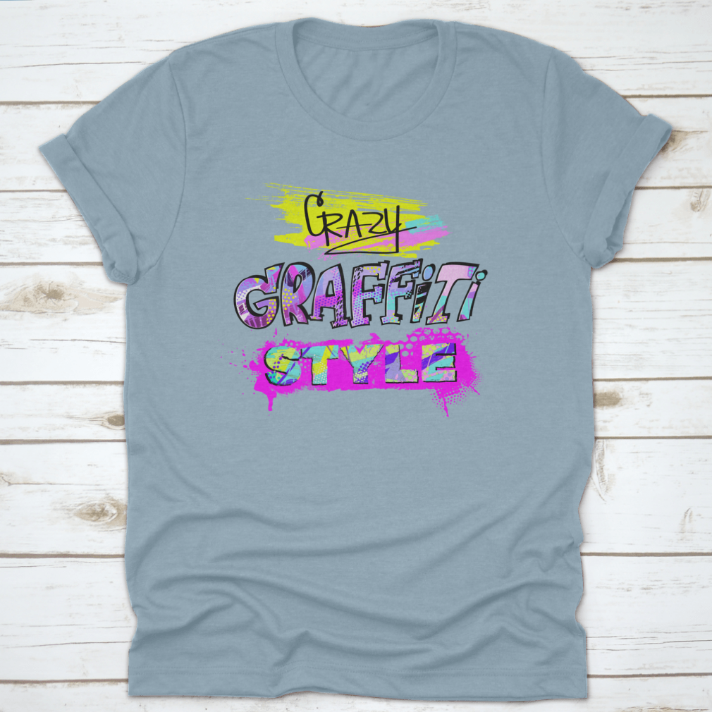 A stylish t-shirt featuring unique hand lettering print design for girls, made from high-quality cotton fabric.