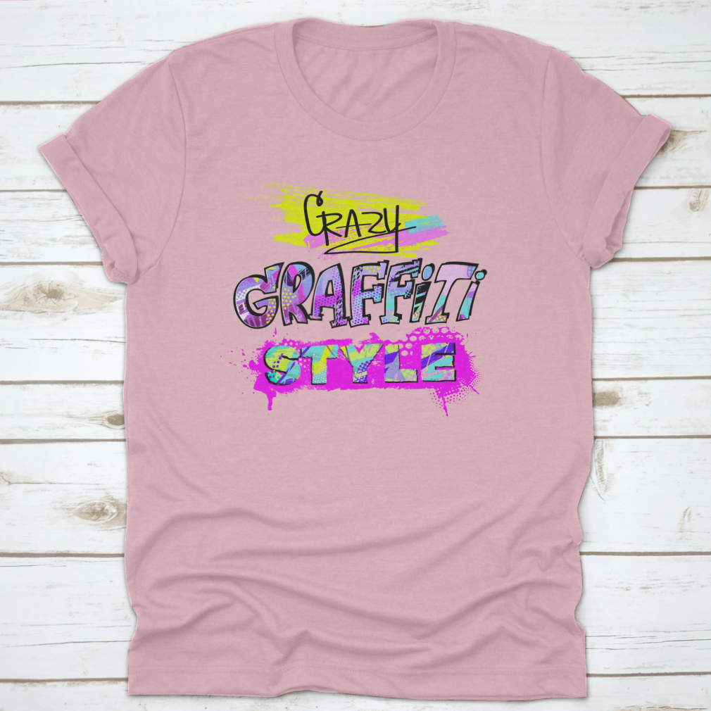 A stylish t-shirt featuring unique hand lettering print design for girls, made from high-quality cotton fabric.