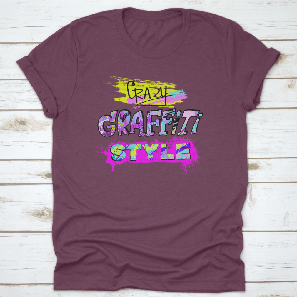 A stylish t-shirt featuring unique hand lettering print design for girls, made from high-quality cotton fabric.