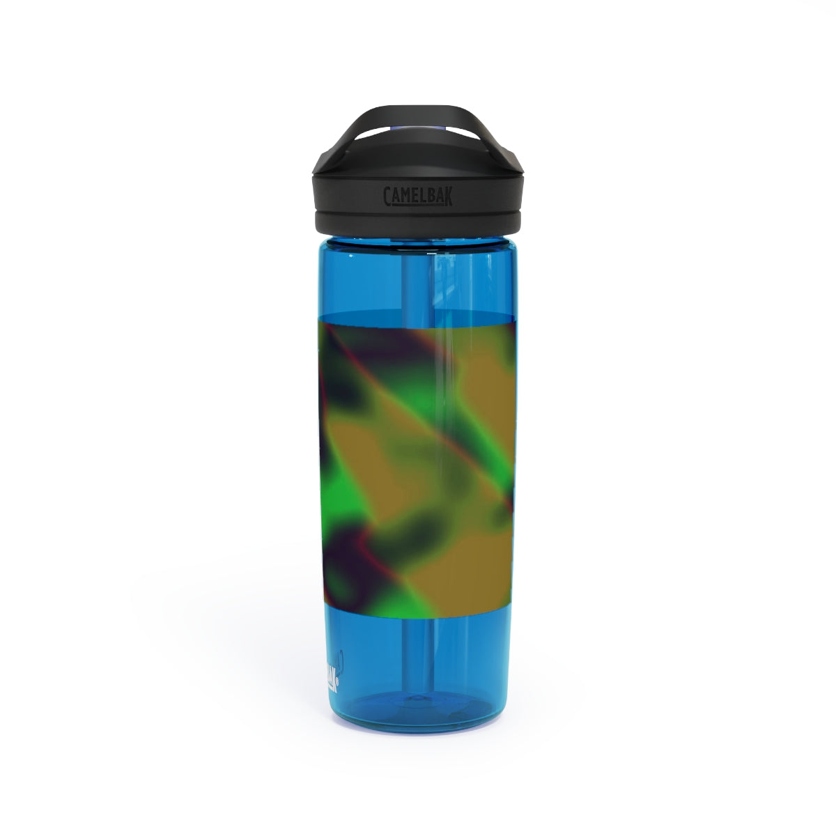 Colorful Cloud Painting CamelBak Eddy® Water Bottle in 20oz and 25oz sizes, showcasing vibrant design and durable construction.