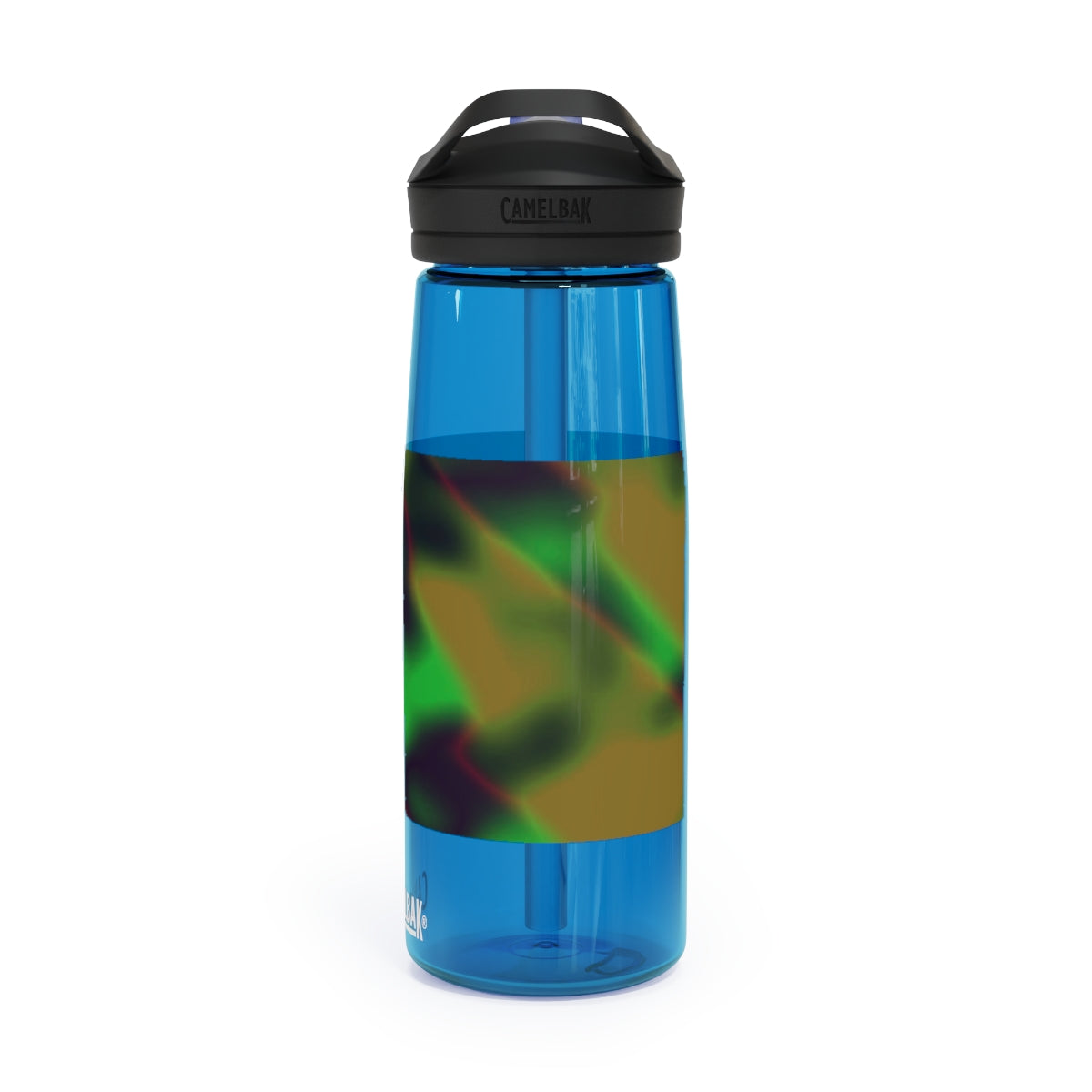 Colorful Cloud Painting CamelBak Eddy® Water Bottle in 20oz and 25oz sizes, showcasing vibrant design and durable construction.