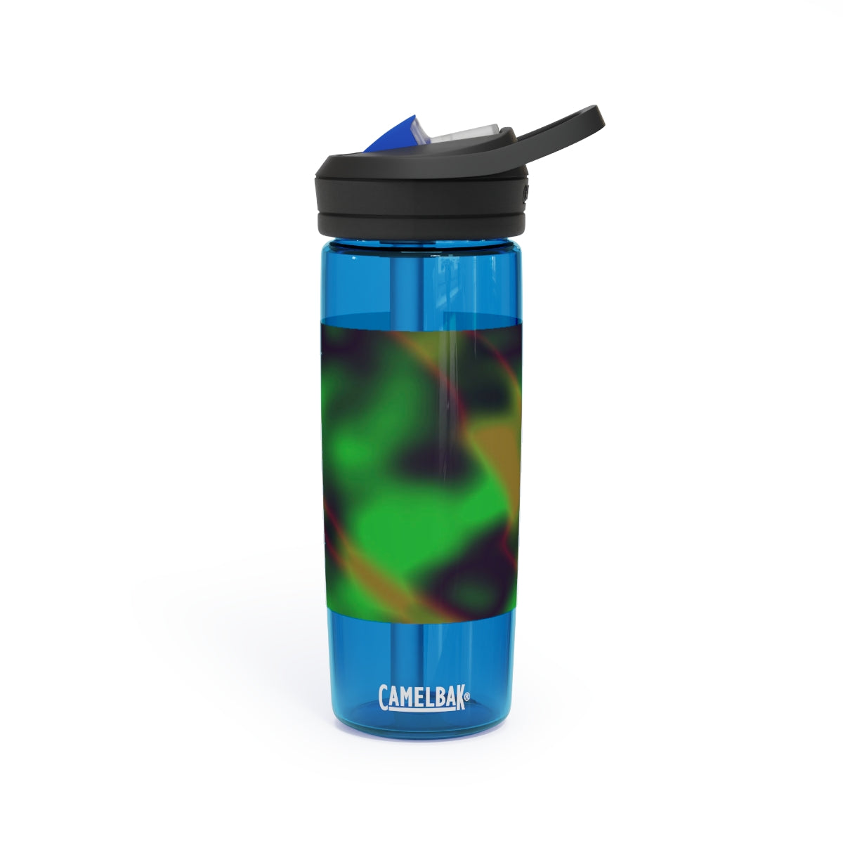 Colorful Cloud Painting CamelBak Eddy® Water Bottle in 20oz and 25oz sizes, showcasing vibrant design and durable construction.