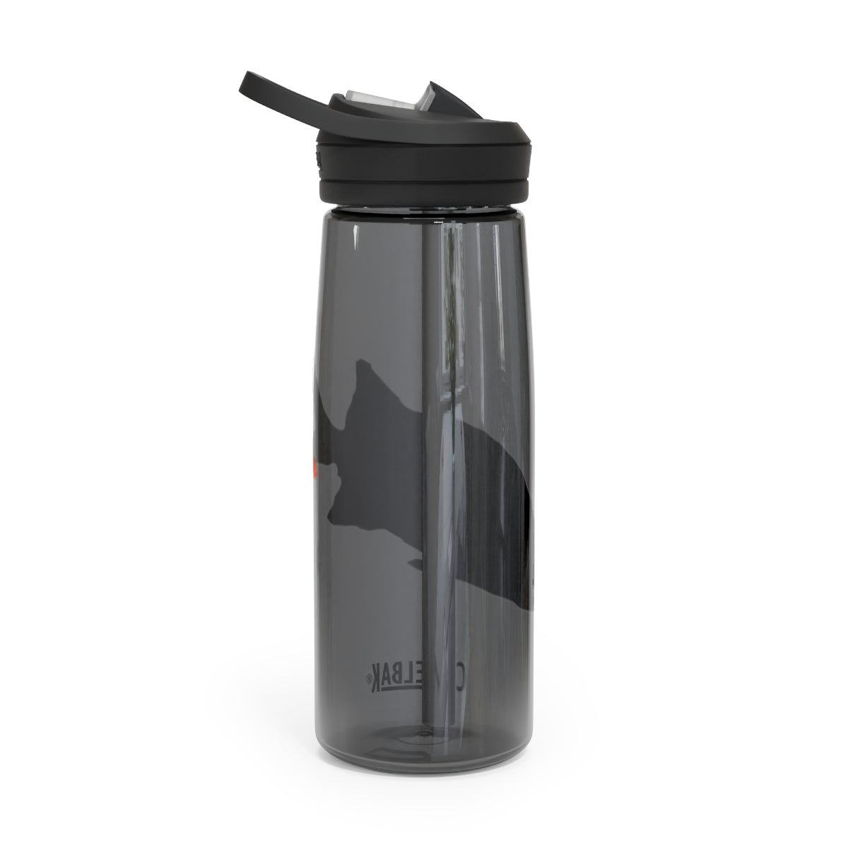 Colorful Fish CamelBak Eddy® Water Bottle in vibrant colors, showcasing its durable design and easy-carry handle.