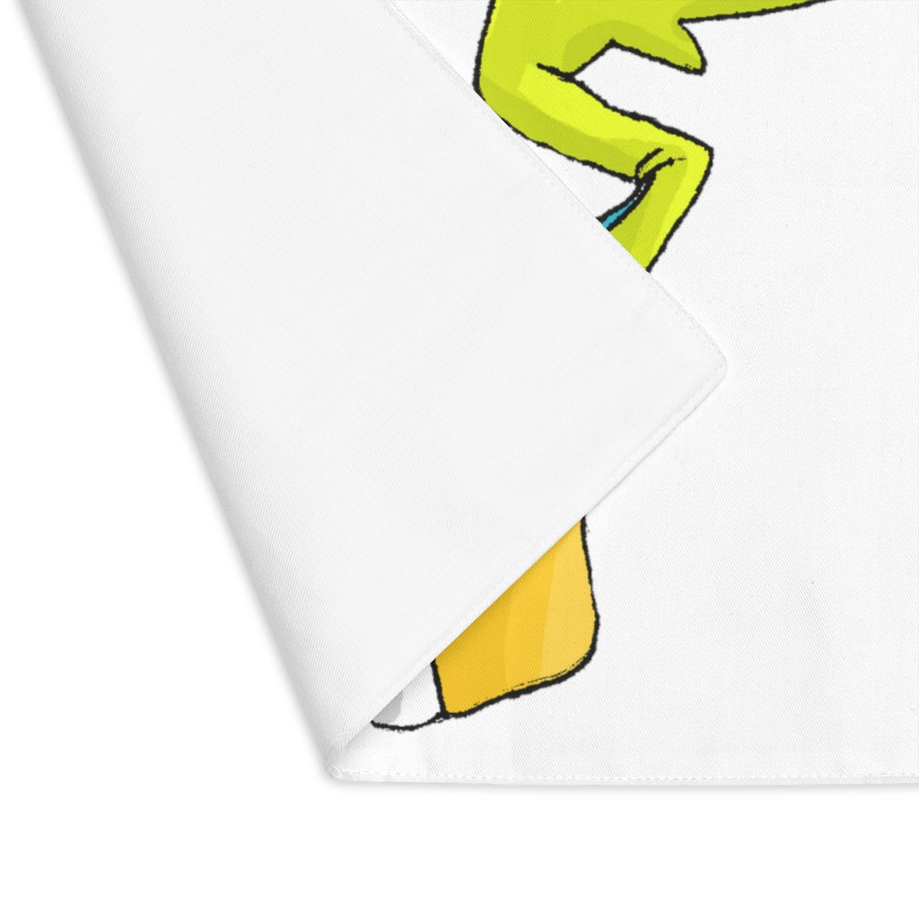 Cortenais placemat featuring a unique design, made of durable cotton, double-sided with one-sided print and natural back.