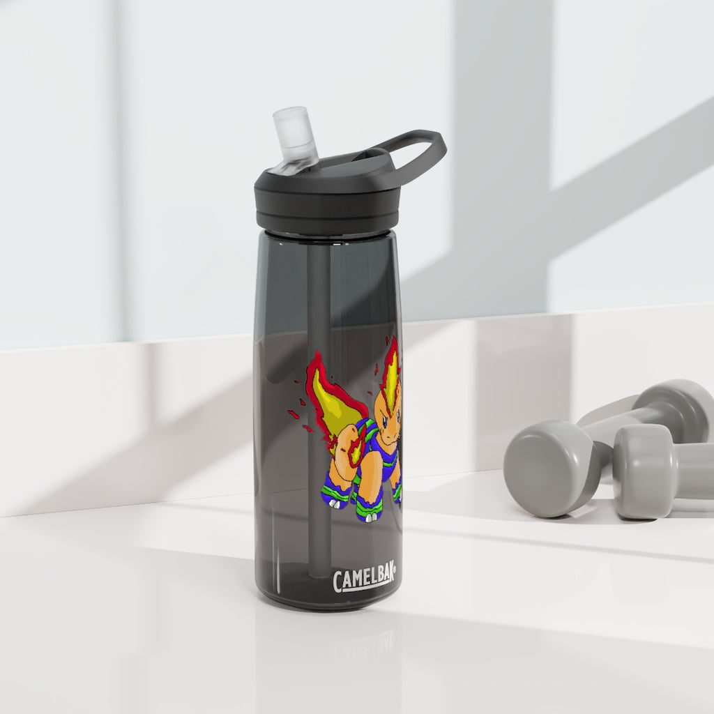 Corteness CamelBak Eddy® Water Bottle in 20oz and 25oz sizes, showcasing its durable Tritan™ material and spill-proof design.