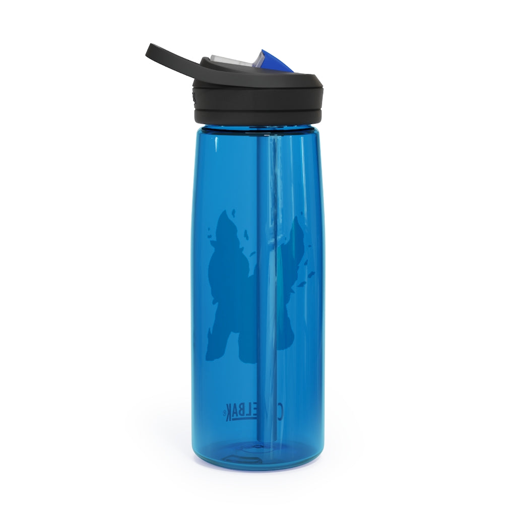 Corteness CamelBak Eddy® Water Bottle in 20oz and 25oz sizes, showcasing its durable Tritan™ material and spill-proof design.