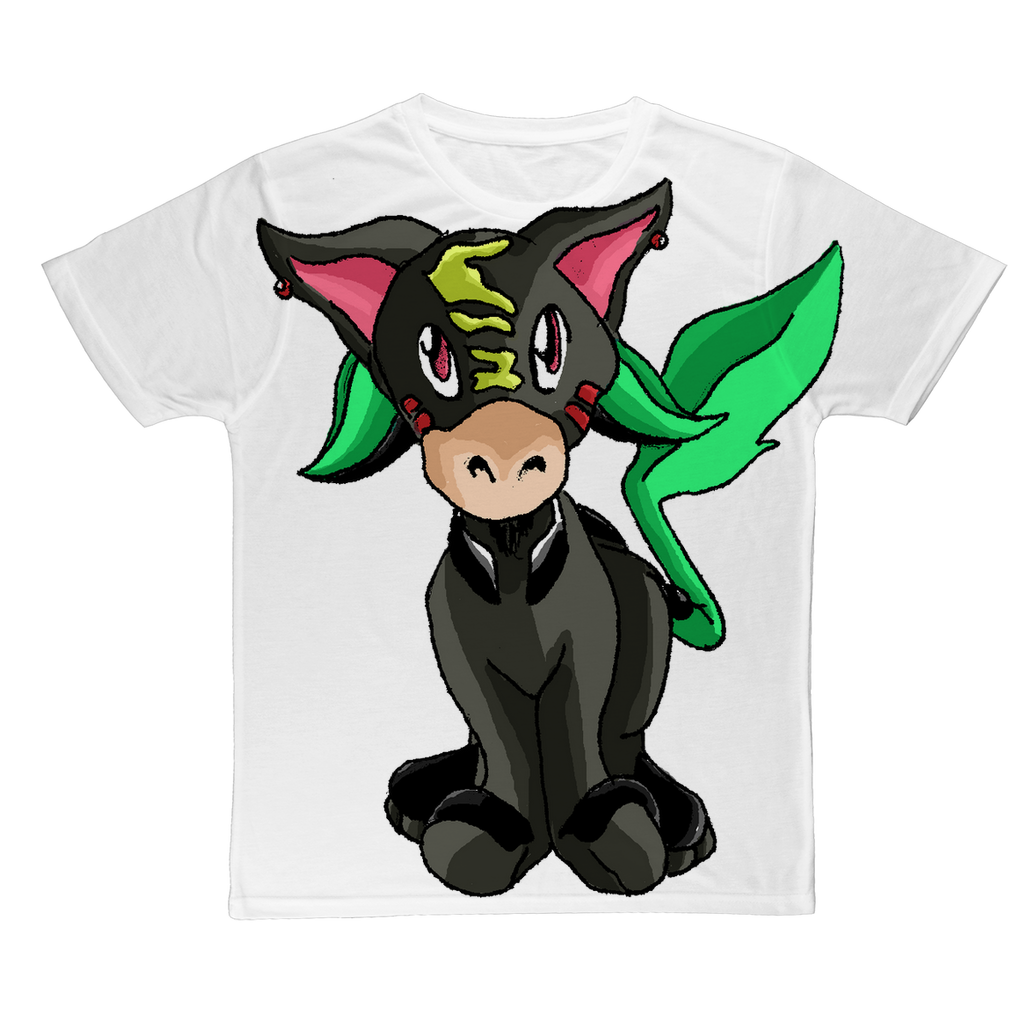 Corteon Classic Sublimation Adult T-Shirt in various colors, showcasing its soft polyester fabric and ideal for custom printing.