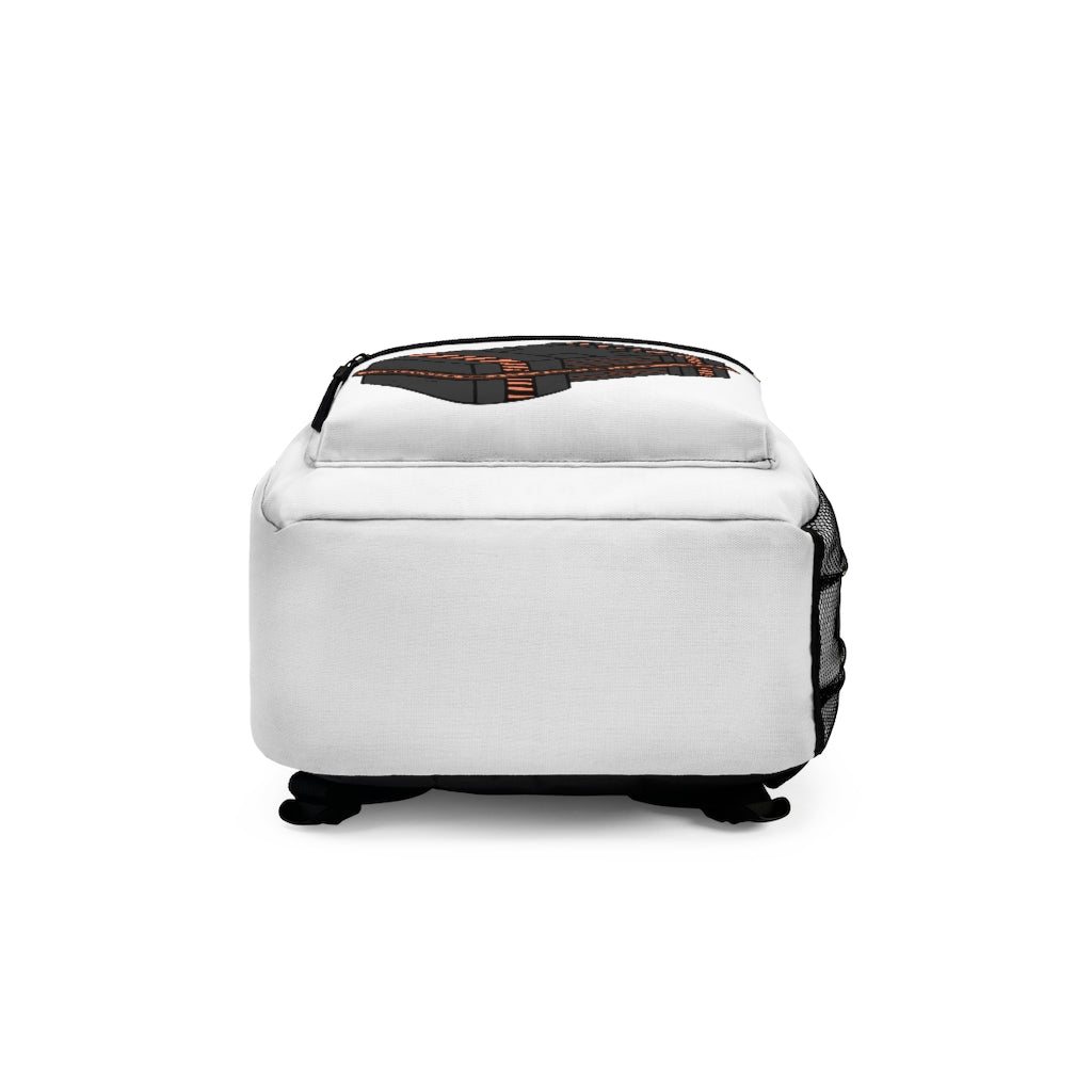 Crate Backpack made in USA, featuring adjustable straps and waterproof design, perfect for daily use.