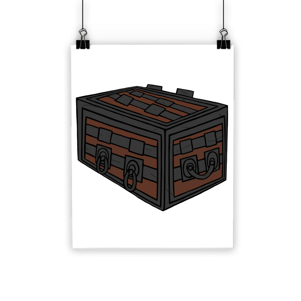 Crate Classic Poster showcasing vibrant colors and a semi-gloss finish, ideal for indoor and outdoor use.