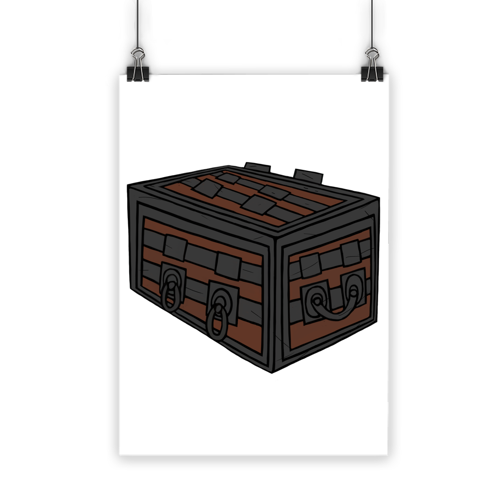 Crate Classic Poster showcasing vibrant colors and a semi-gloss finish, ideal for indoor and outdoor use.