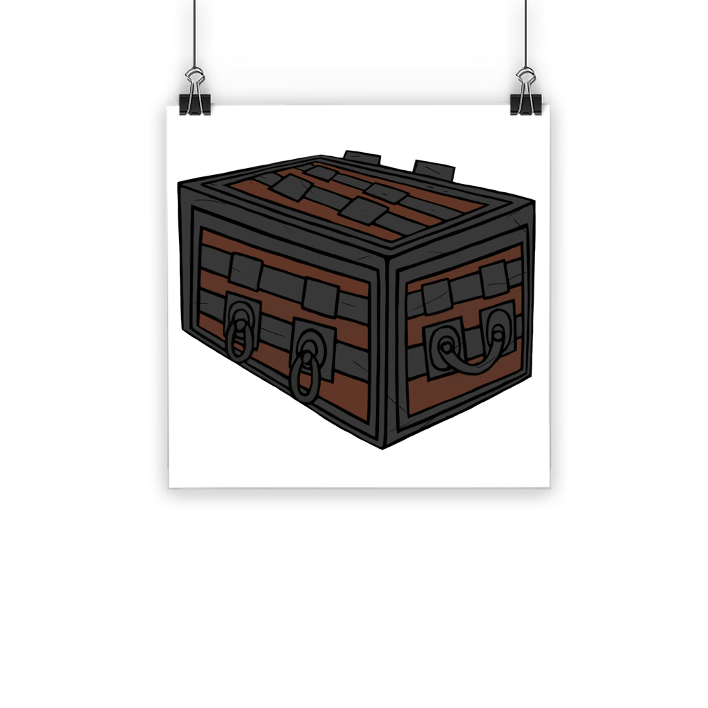 Crate Classic Poster showcasing vibrant colors and a semi-gloss finish, ideal for indoor and outdoor use.