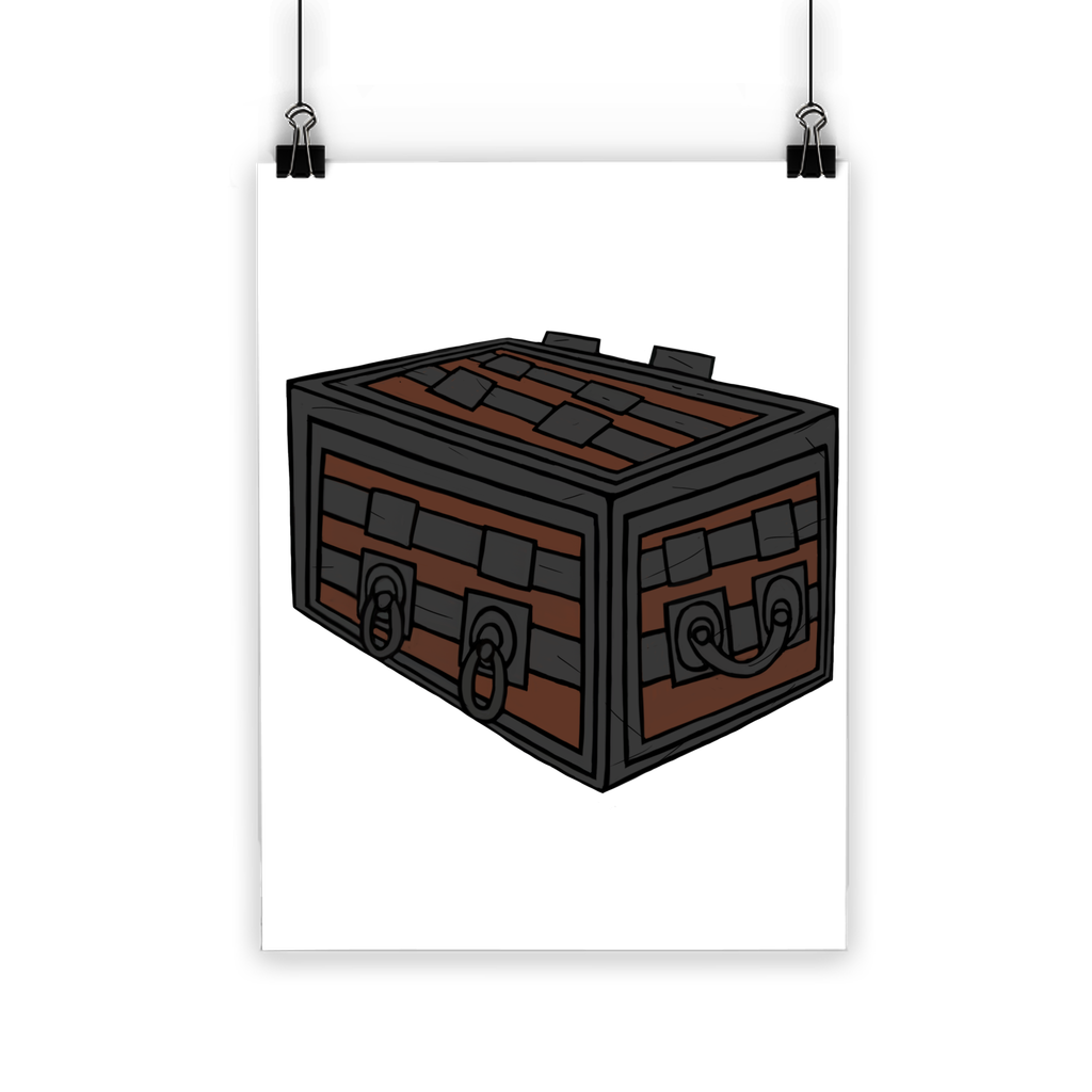 Crate Classic Poster showcasing vibrant colors and a semi-gloss finish, ideal for indoor and outdoor use.