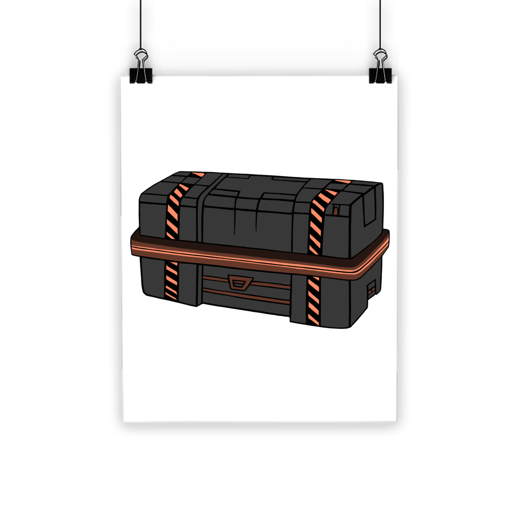 Crate Classic Poster showcasing vibrant colors on semi-gloss paper, ideal for indoor and outdoor use.