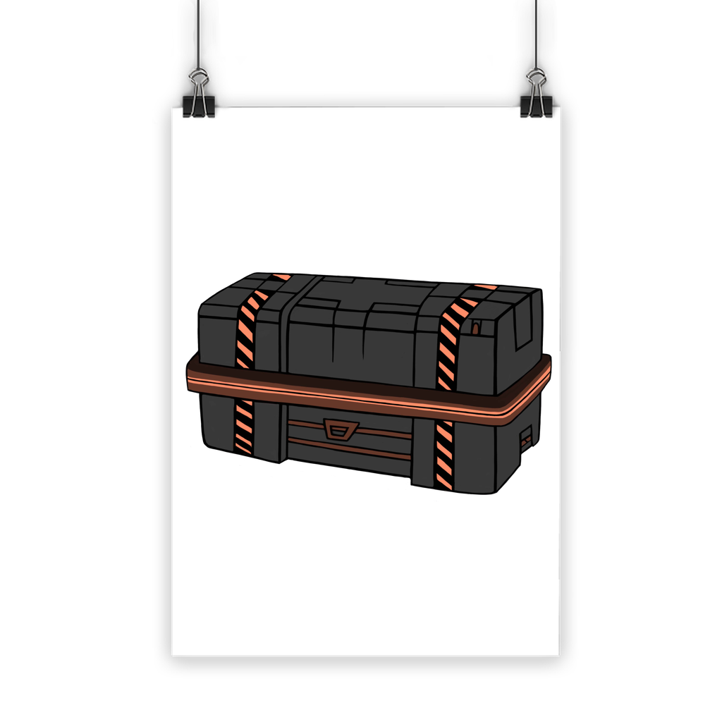 Crate Classic Poster showcasing vibrant colors on semi-gloss paper, ideal for indoor and outdoor use.