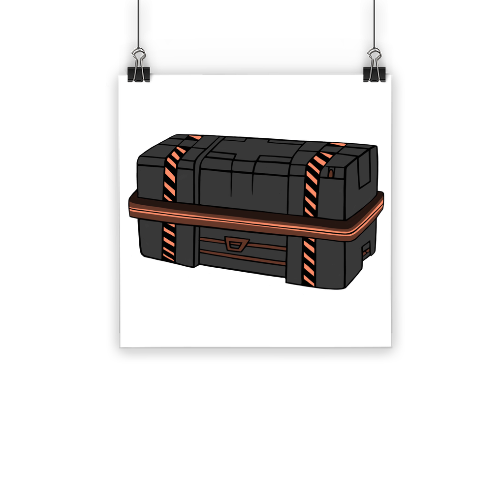 Crate Classic Poster showcasing vibrant colors on semi-gloss paper, ideal for indoor and outdoor use.