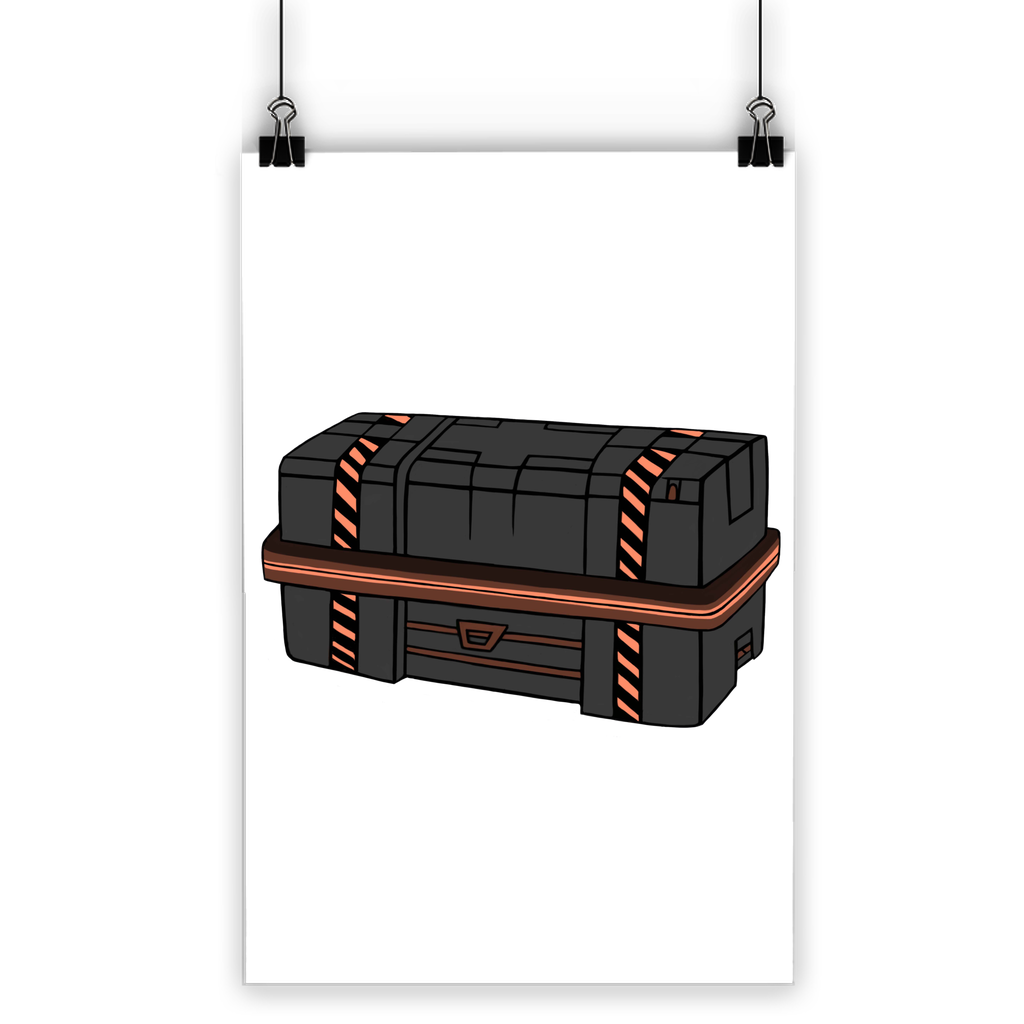 Crate Classic Poster showcasing vibrant colors on semi-gloss paper, ideal for indoor and outdoor use.