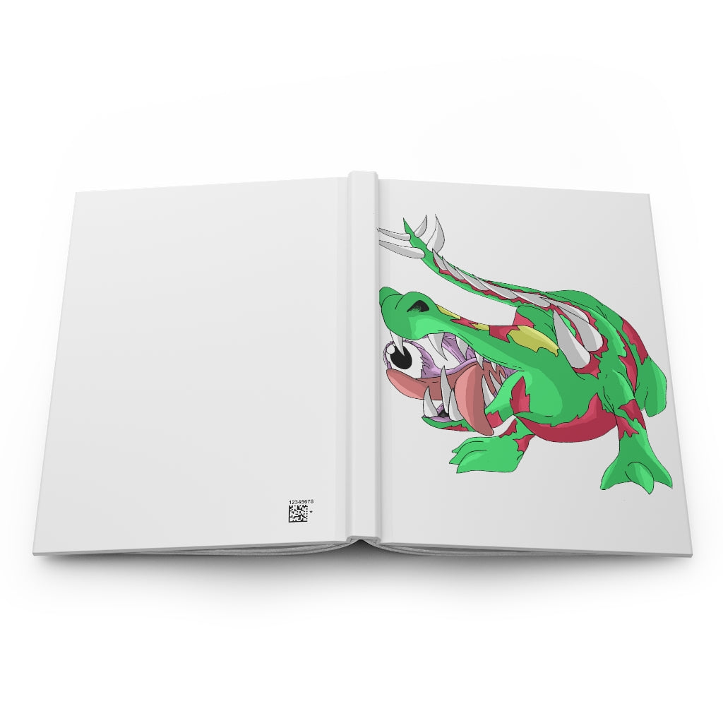 Crawnawsome Hardcover Journal Matte with customizable cover, showcasing a sleek design and lined pages.