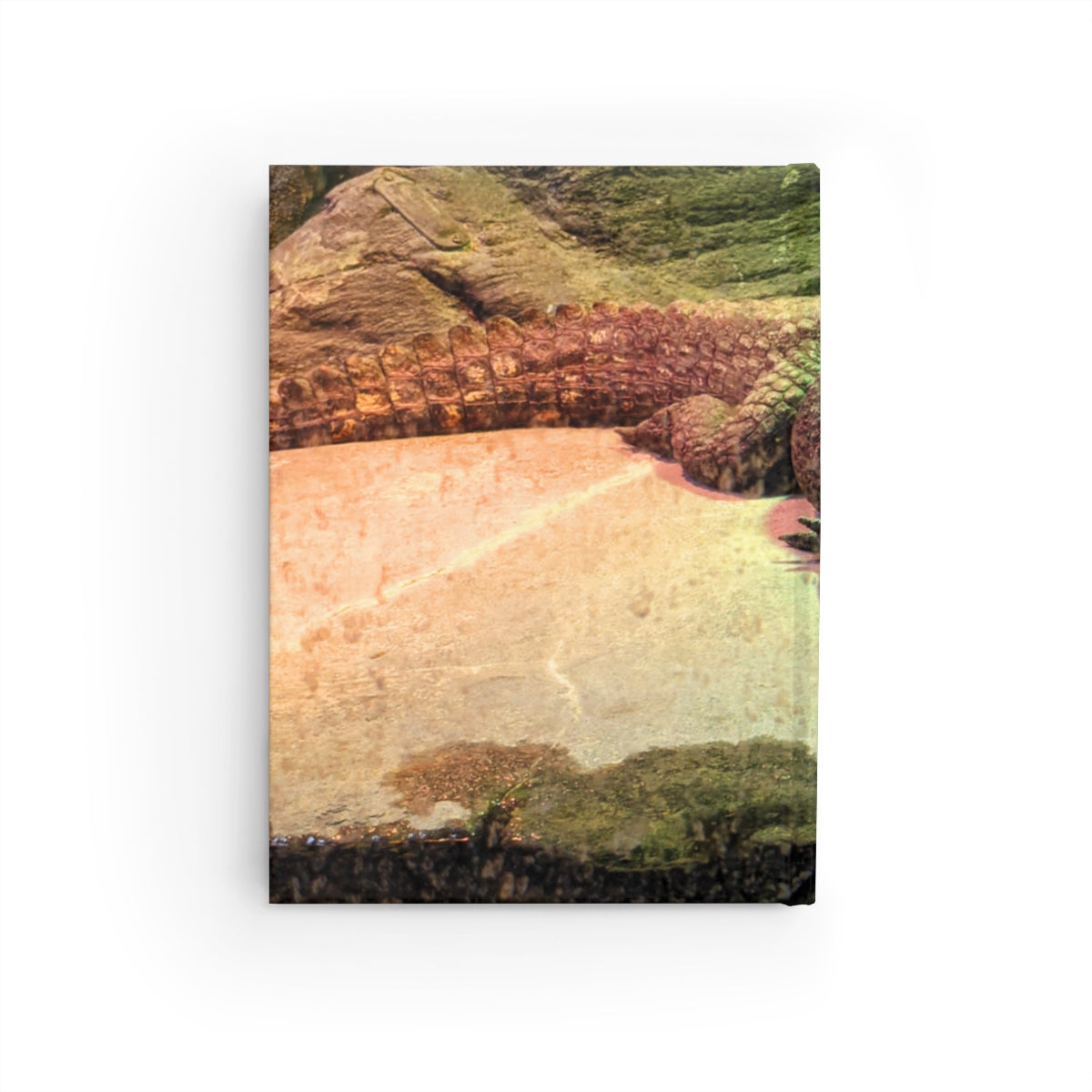 Crocodile Journal - Ruled Line with a durable hardcover and full wraparound print, showcasing its elegant design and ample writing space.