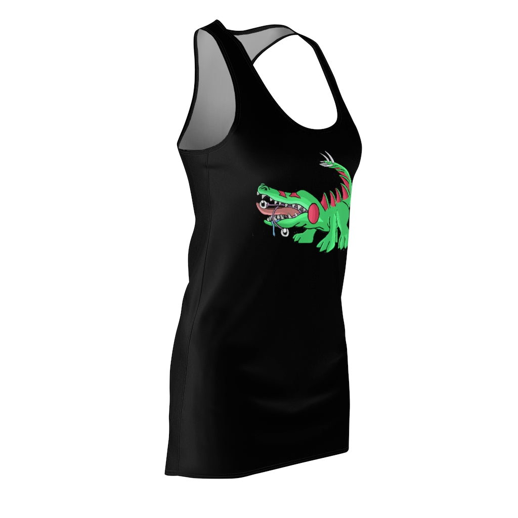 Crocodile Women's Cut & Sew Racerback Dress showcasing a stylish and feminine design with a sporty fit.
