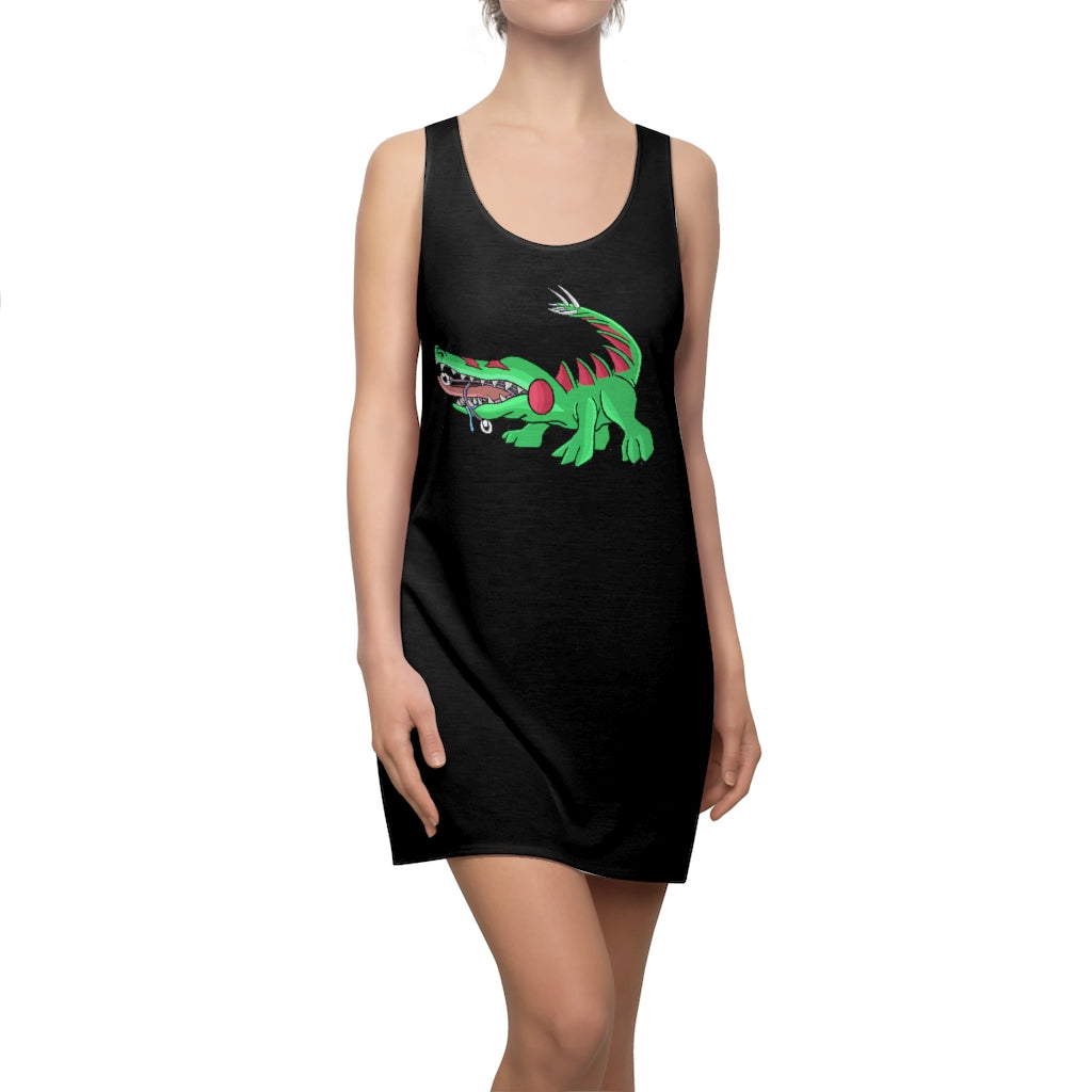 Crocodile Women's Cut & Sew Racerback Dress showcasing a stylish and feminine design with a sporty fit.