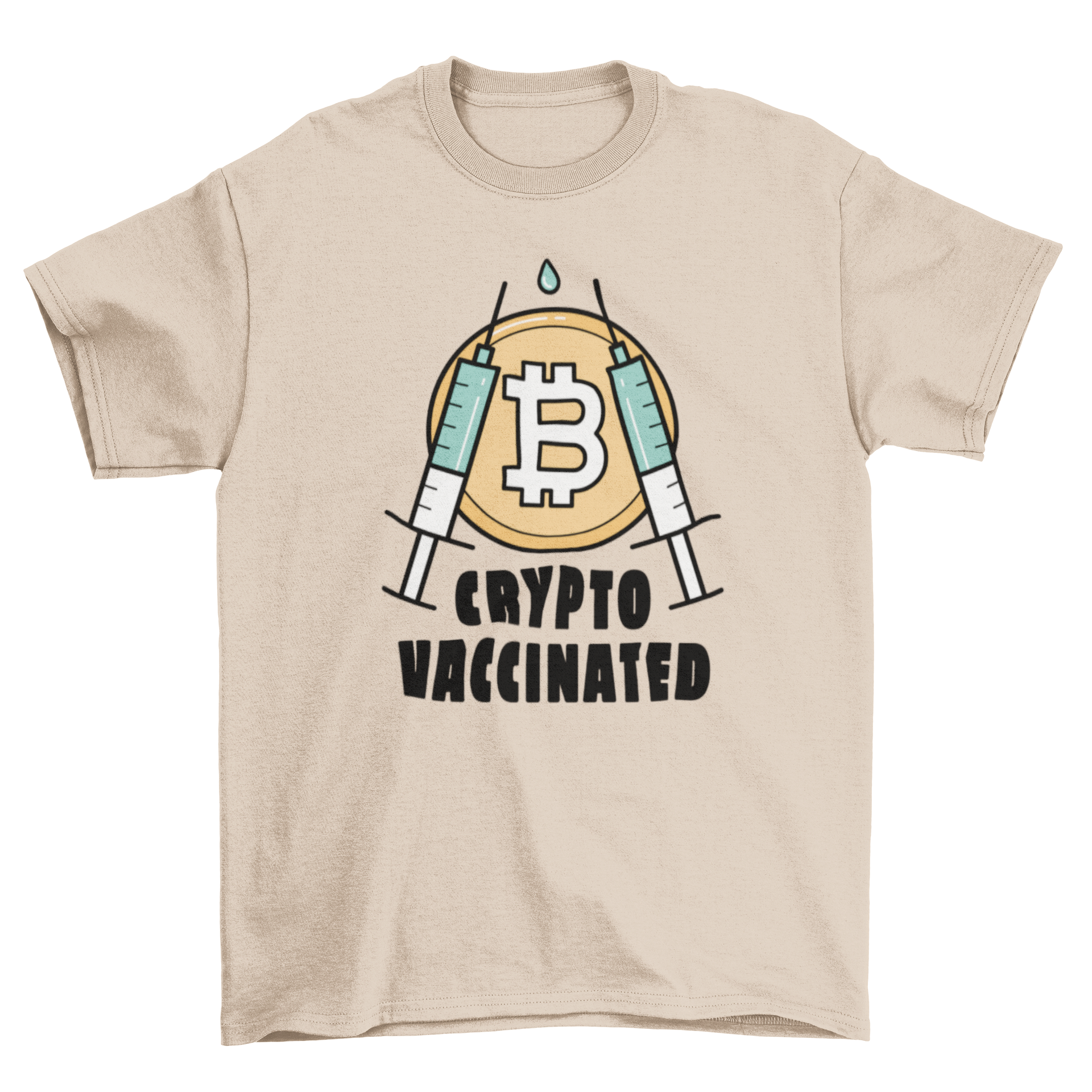 A stylish t-shirt featuring a grim reaper design and the quote 'Everyday is Halloween', perfect for crypto enthusiasts.